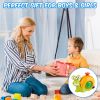 2 In 1 Snail Water Sprinkler Baseball Toy With 2 Sprinkler Nozzles 360° Rotating Spray Baseball Sprinkler Summer Water Toy For 4-8Years Old Boys Girls