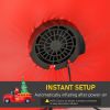 7.5Ft Inflatable Santa Truck With Lit Christmas Tree, Pre-Lit Warm White Leds, Outdoor Christmas Yard Decorations With Built-In Fan, Stakes & Tether R