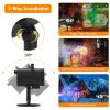 12 Patterns Led Projector Lights Ip65 Waterproof Ocean Wave Projector Light With Remote Control Timer For Christmas Halloween Festival Wedding Party D