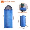 Camping Sleeping Bags For Adults Teens Moisture-Proof Hiking Sleep Bag With Carry Bag 32-50℉ For Spring Autumn Winter Seasons