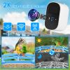 Solar Powered Smart Bird Feeder 2K Bird Watching Camera With Pir Motion Ai Birds Species Identify Two-Way Audio Real-Time App Notification Capture Vid