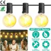 25Ft Decorative Globe String Lights Outdoor Indoor 25Pcs Bulb Light Strings Fairy String Lamps For Garden Lawn Patio Cafe Party