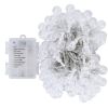 32.8Feet Globe String Lights Battery Powered Waterproof Decorative Fairy Lamp With 8 Lighting Modes Remote Control For Garden Lawn Patio
