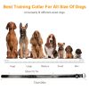 Dog Training Collar Ip67 Waterproof Rechargeable Dog Shock Collar W/ 1640Ft Remote Range Beep Vibration Shock 3 Training Modes
