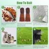 31X12X11” Folding Live Animal Trap Cage With Waterproof Cover And Gloves Humane Easy To Catch And Release Trap For Stray Cats Raccoons Squirrel Skunk