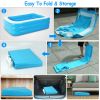Inflatable Swimming Pools Family Swim Play Center Pool Blow Up Kiddie Pool For Family Inflatable Lounge Pool For Kids Baby Adult Inflatable Water Ball
