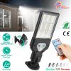 Solar Wall Light Outdoor 72 Led Beads Pir Motion Sensor Remote Control Wireless Lamps Ip45 Waterproof Lighting For Garage Front Door Garden Pathway