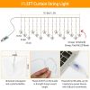 Butterfly Curtain String Lights Usb Powered Colorful Led Fairy Lamps W/8 Modes 96 Led Remote Control 11.5Ft For Bedroom Weddings Christmas Party Decor