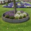 16Ft Non-Digging Plastic Landscape Edging 20Pcs Faux Cobbled Stone Garden Borders With 20 Spikes Shovel Gloves Flexible Bendable For Flower Beds Pathw