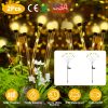 2Pcs Solar Firefly Lights Swaying Decorative Pathway Stake Lamp Ip65 Waterproof Landscape Patio Yard Night Light