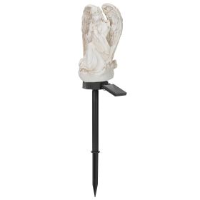 Solar Praying Angel Statue Garden Light Led Decoration Angel Lamp Ip65 Waterproof Outdoor Decorative Landscape Solar Lawn Lamps For Yard Driveway Walk