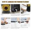 4200Psi 1.85Gpm 1800W Electric Pressure Washer High Pressure Cleaning Machine Portable Car Power Washer With Spray Gun 4 Nozzles Foam Cannon Holders F