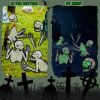 Halloween Skeleton Yard Sign Decorations 6Pcs Glow In The Dark Halloween Skull Fluorescence Lawn Garden Sign With 12 Stakes For Haunted House Garden Y