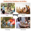 Foldable Charcoal Bbq Grill With Shelf Stainless Steel Grill Net Easy Setup Portable Tabletop Barbecue Grill For Camping Picnic Outdoor Party Backyard
