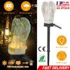 Solar Praying Angel Statue Garden Light Led Decoration Angel Lamp Ip65 Waterproof Outdoor Decorative Landscape Solar Lawn Lamps For Yard Driveway Walk
