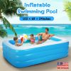 Inflatable Swimming Pools Family Swim Play Center Pool Blow Up Kiddie Pool For Family Inflatable Lounge Pool For Kids Baby Adult Inflatable Water Ball