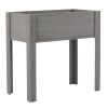 31X16X30In Elevated Raised Garden Bed With Legs, Wooden Planter Box For Outdoor Vegetable Herb Flower Fruit Growing