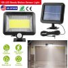 Solar Powered Wall Lights Outdoor 100 Led Beads Motion Sensor Lamp Ip65 Waterproof Dusk To Dawn Sensor Light For Front Door Deck