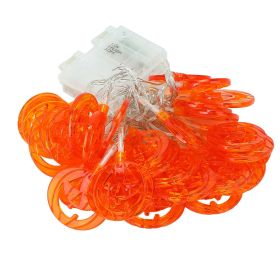 Halloween Pumpkin String Lights 30 Leds 9.8Ft Halloween String Lights Decorative Fairy Lights For Party Bedroom Home Festival Decoration