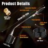 180,000 Btu Propane Weed Torch Heavy Duty Weed Burner Flame Weeder With 10Ft Hose Piezo Ignition Adjustable Flame Control For Weeds Ice Snow Asphalt F