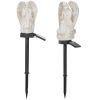 Solar Praying Angel Statue Garden Light Led Decoration Angel Lamp Ip65 Waterproof Outdoor Decorative Landscape Solar Lawn Lamps For Yard Driveway Walk