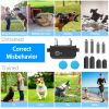 Dog Training Collar Ipx7 Waterproof Pet Beep Vibration Electric Shock Collar Rechargeable Transmitter Receiver Trainer W/ Remote