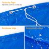 10Ft Swimming Pool Round Cover Protector Dustproof Waterproof Paddling Pool Cover