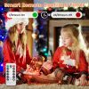 330Ft 1000Led String Lights Outdoor Christmas Decoration Lights With Remote Ip44 Waterproof 8 Lighting Modes 8 Brightness Timer Plug In Fairy Light Xm