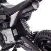 24V Kids Electric Motocross Ride On Motorcycle, 200W High Speed Hub Motor Dirt Bike Toy With Rear Shock Absorber, Adjustable Speed, Led Breathing Ligh