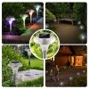 24Packs Solar Garden Lights Outdoor Ip44 Waterproof Solar Pathway Lights Color Changing Landscape Lamps 10Hrs Lawn Lighting For Yard Driveway Walkway