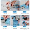Electric Mini Chainsaw Portable Handheld Cordless Small Chain Saw Battery Powered With 2Pcs 1200Mah Rechargeable Batteries 8In Chains Gloves Goggles F