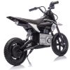 24V Kids Electric Motocross Ride On Motorcycle, 200W High Speed Hub Motor Dirt Bike Toy With Rear Shock Absorber, Adjustable Speed, Led Breathing Ligh