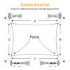 Sun Shade Sail Hardware Kit Stainless Steel Canopy Installation Kit Fixing Accessory For Rectangular Square Shade Sail Installation