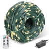 330Ft 1000Led String Lights Outdoor Christmas Decoration Lights With Remote Ip44 Waterproof 8 Lighting Modes 8 Brightness Timer Plug In Fairy Light Xm