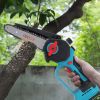 2-In-1 Cordless Pole Saw And Mini Chainsaw With Extension Pole 21V Battery 6” Electric Brushless Pole Chainsaw With Digital Display Auto Oiler Safety