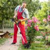 21V Electric Weed Edger Cordless String Trimmer Grass Mower Eater Bush Cutter With 16800Rpm 2X 3000Mah Batteries 3.6-4.6Ft Length 90° Rotatable Angle