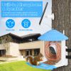 Solar Powered Smart Bird Feeder 2K Bird Watching Camera With Pir Motion Ai Birds Species Identify Two-Way Audio Real-Time App Notification Capture Vid