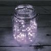 2Pcs Led String Lights 100Led Beads 32.8Ft Copper Fairy Lights Ip65 Waterproof Battery Operated Flash Lights With Remote Control For Wedding Party Jar