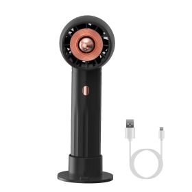 Portable Handheld Fan Rechargeable Pocket Personal Fan Quiet Desk Phone Holder Fan With 3 Speeds Removable Base For Commute Office Outdoor Indoor