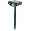 Solar Ultrasonic Animal Repeller Pir Motion Sensor Animal Repellent Chaser Ipx4 Waterproof For Farm Garden Yard To Drive Raccoon Squirrel Rat Skunk Ra
