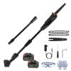 6In Cordless Pole Saw 7.4Ft Maximum Extendable Length 35Ft/S Speed Electric Pole Chainsaw 2Pcs 3.0Ah Batteries And Charger Included For Pruning Trimmi
