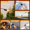 180,000 Btu Propane Weed Torch Heavy Duty Weed Burner Flame Weeder With 10Ft Hose Piezo Ignition Adjustable Flame Control For Weeds Ice Snow Asphalt F