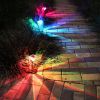 4Pcs Solar Garden Light Outdoor Diamond Led Light 7-Color Changing Ip65 Waterproof Pathway Stake Decorative Lamp For Garden Patio Yard Walkway