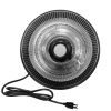 1500W Outdoor Patio Heater Electric Hanging Heated Ceiling Mounted Heating Lamp Ip23 Waterproof With 3 Heating Levels 30Mins/60Mins Timer 2 Remote Con
