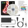 Led Strip Lights, Waterproof 16.4Ft 300 Leds Smd5050 Rgb Color Changing Wifi Smart Led Light Strip Work With Alexa Google Assistant Sync With Music Ap