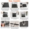 2Tier Cat Cage Playpen Indoor Pet Enclosures Kitten Kennel House Detachable Cat Crate With Climbing Ladder 2 Doors For 1-2 Cats For Ferret Squirrel Sm