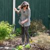60.63In Adjustable Garden Hoe Handheld Stirrup Hula Hoe Scuffle Loop Hoe Gardening Weeder Cultivator Weeding Rake For Weeding/Loosening Soil