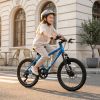 Forbidden To Sell On Temu 20 Inch Kids Mountain Bike, 7-Speed Boys Girls Bicycle With Front Suspension, Disc & V-Brake, Steel Frame Children\'S Bike F