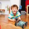 Kid Driving Rc Stunt Car 7 Color Strip Light Dynamic Music Swing Arm Double-Sided   Rolling Remote Control Car Off Road 2.4Ghz 4Wd Rechargeable Racing