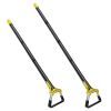 60.63In Adjustable Garden Hoe Handheld Stirrup Hula Hoe Scuffle Loop Hoe Gardening Weeder Cultivator Weeding Rake For Weeding/Loosening Soil